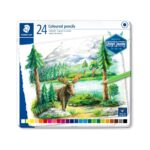 Цветни моливи Staedtler Design Journey, 24 цвята в метална кутия