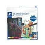 Цветни моливи Staedtler Design Journey super soft, 24 цвята