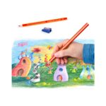 Цветни моливи Staedtler NC 128 Jumbo, 10+2 цвята + острилка