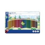 Цветни моливи Staedtler Noris Colour 185, 36 цвята в метална кутия