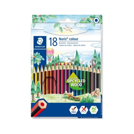 Цветни моливи Staedtler Noris Colour 185, 18 цвята