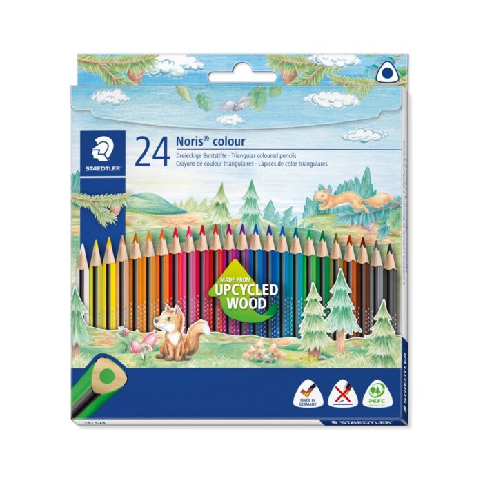 Цветни моливи Staedtler Noris Colour 187, 24 цвята Цветни моливи Staedtler Noris Colour 187, 24 цвята