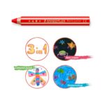 Цветни моливи Staedtler Noris Junior, 5 цвята+графитен молив +острилка