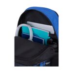 Ученическа раница CoolPack Alfa Blue отвътре, с тетрадки
