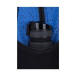 Ученическа раница CoolPack Alfa Blue, страничен джоб с бутилка отблизо