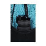 Ученическа раница CoolPack Alfa Green, страничен джоб с бутилка отблизо