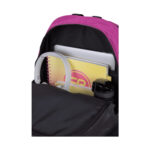 Ученическа раница CoolPack Alfa Pink отвътре, с тетрадки