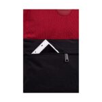 Ученическа раница CoolPack Burgundy Black Sonic, джоб с цип отблизо