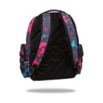 Ученическа раница CoolPack Caro K-POP Dark отзад, с презрамки