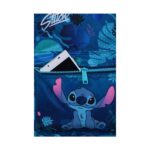Ученическа раница CoolPack Cross Disney 100 Stitch, преден джоб с цип отблизо