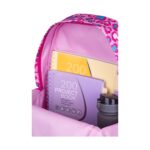 Ученическа раница CoolPack Cross Hello Kitty Pink отвътре, с тетрадки и бутилка