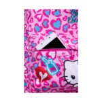 Ученическа раница CoolPack Cross Hello Kitty Pink, преден джоб отблизо