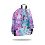 Ученическа раница CoolPack Cross K-POP Bright отзад, с презрамки