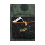 Ученическа раница CoolPack Cross Mandalorian, преден джоб отблизо