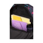 Ученическа раница CoolPack Duo K-POP Dark отвътре, с тетрадки и бутилка