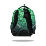 Ученическа раница CoolPack Fast Game Over Gradient отзад, с презрамки