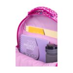 Ученическа раница CoolPack Fast Hello Kitty Pink отвътре, с тетрадки и бутилка