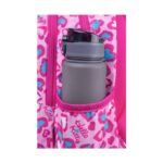 Ученическа раница CoolPack Fast Hello Kitty Pink, страничен джоб с бутилка отблизо