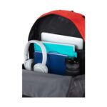 Ученическа раница CoolPack Impact Pro Orange отвътре, с тетрадки и бутилка