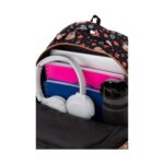 Ученическа раница CoolPack Jerry Capybara отвътре, с тетрадки и бутилка