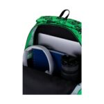 Ученическа раница CoolPack Jerry Game Over Gradient отвътре, с тетрадки и бутилка