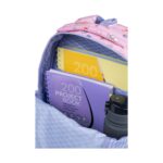 Ученическа раница CoolPack Jerry Hello Kitty Pastel отвътре, с тетрадки и бутилка