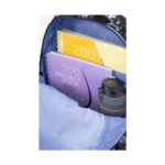 Ученическа раница CoolPack Jerry Kuromi отвътре, с тетрадки и бутилка