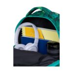 Ученическа раница CoolPack Jerry Tropic отвътре, с тетрадки и бутилка
