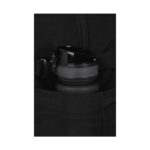 Ученическа раница CoolPack Lark Black, страничен джоб с бутилка отблизо