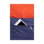 Ученическа раница CoolPack Orange Blue Sonic, джоб с цип отблизо