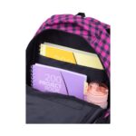 Ученическа раница CoolPack Prime Pro Buddy отвътре, с тетрадки и бутилка