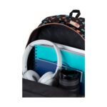 Ученическа раница CoolPack Prime Pro Capybara отвътре, с тетрадки и бутилка
