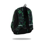 Ученическа раница CoolPack Prime Pro Game Night отзад, с презрамки
