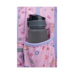 Ученическа раница CoolPack Prime Pro Hello Kitty Pastel, страничен джоб с бутилка отблизо