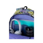 Ученическа раница CoolPack Prime Pro Mood отвътре, с тетрадки и бутилка