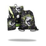 Ученическа раница CoolPack Primo Ultra Base Dinopark с аксесоари