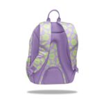 Ученическа раница CoolPack Rider Flores Lila отзад, с презрамки