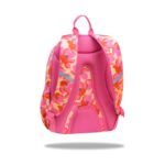 Ученическа раница CoolPack Rider Flores Rosa отзад, с презрамки