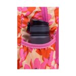 Ученическа раница CoolPack Rider Flores Rosa, преден джоб с бутилка отблизо