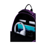 Ученическа раница CoolPack Rift Purple отвътре, с тетрадки