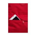 Ученическа раница CoolPack rpet Red Sonic, джоб с цип отблизо