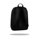 Ученическа раница CoolPack Scout Pro Black 2 Stitch отзад, с презрамки