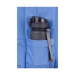 Ученическа раница CoolPack Scout Pro Blue Stitch, страничен джоб с бутилка отблизо