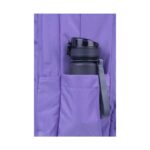 Ученическа раница CoolPack Scout Pro Purple Stitch, страничен джоб с бутилка отблизо