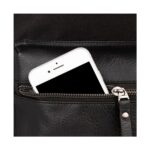 Ученическа раница CoolPack Skip 17 Disney 100 Black, преден джоб отблизо