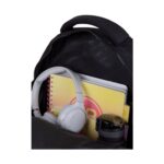 Ученическа раница CoolPack Sully Black отвътре, с тетрадки