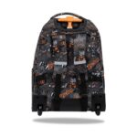 Ученическа раница на колела CoolPack Alan Gamer отзад, с презрамки и колела
