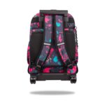 Ученическа раница на колела CoolPack Buzzer K-POP Dark отзад, с презрамки и колела