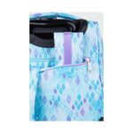Ученическа раница на колела CoolPack Compact Frozen, горен джоб с цип и телескопична дръжка отблизо