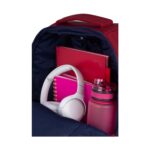 Ученическа раница на колела CoolPack Compact Gradient Costa отвътре, с бутилка